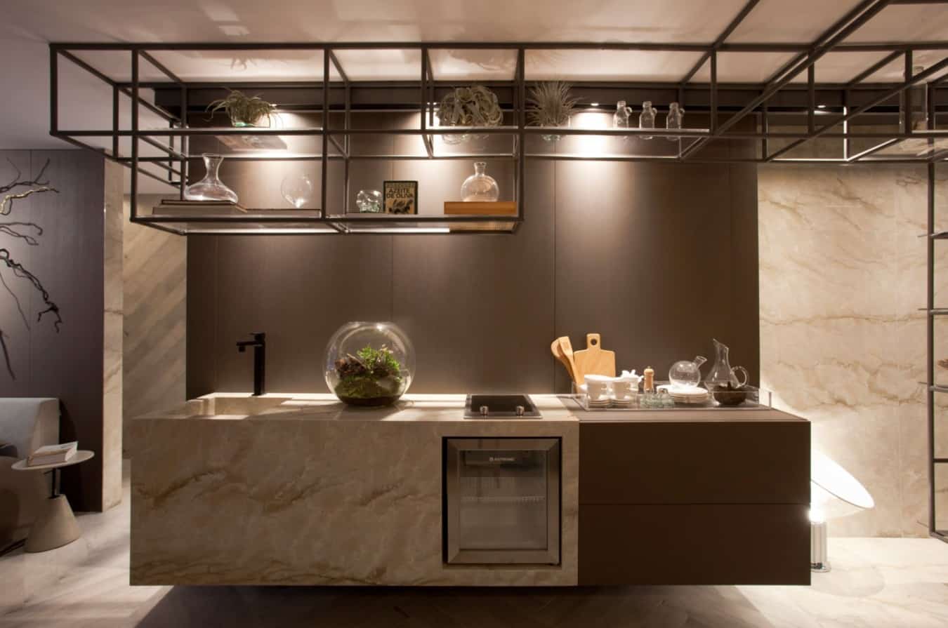 Cozinha contemporânea do Estúdio do Arista da CasaCor SP 2017