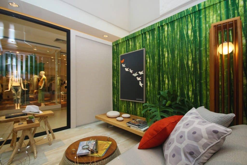 Na foto, o espaço Slow Living