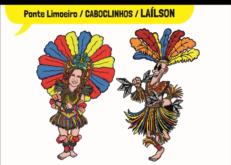 cartoons de Laílson, caboclinhos