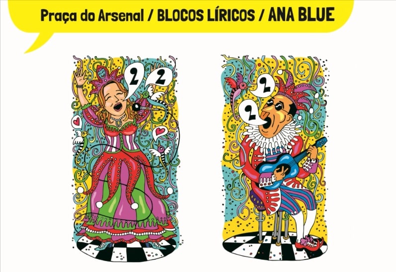 Ana Blue ilustração