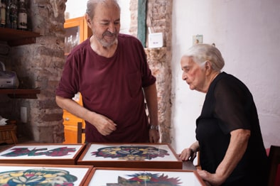 Raul Córdula e Conchita Brennand escolhem as obras para a primeira individual da artista