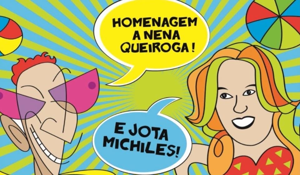 Jota Michiles e Nena Queiroga por Samuca para a Decoração de Carnaval do Recife