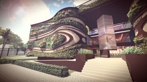 projeto arquitetura verde em colégio