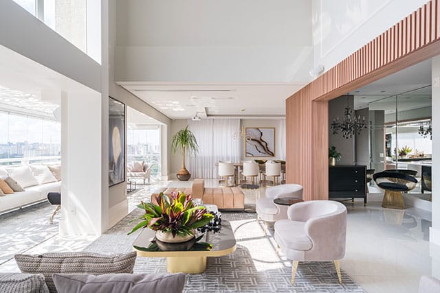 revistaSIM Arquitetura Spaco Interior Sala de estar 1 Foto Kadu Lopes - Confira o apartamento duplex, um projeto clean e moderno