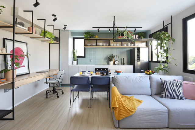 revistasim apartamento 34m Studio 92 Arq foto Mariana Orsi 04 - Confira o apartamento de 34 m² funcional e confortável