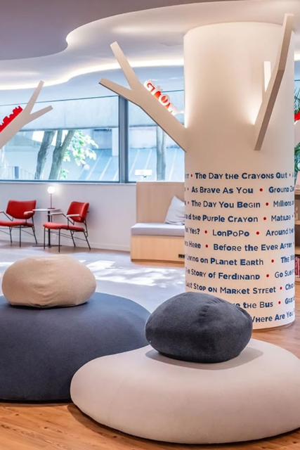 Biblioteca Miolo Vertical - Biblioteca da Graded School &eacute; remodelada! Confira o projeto